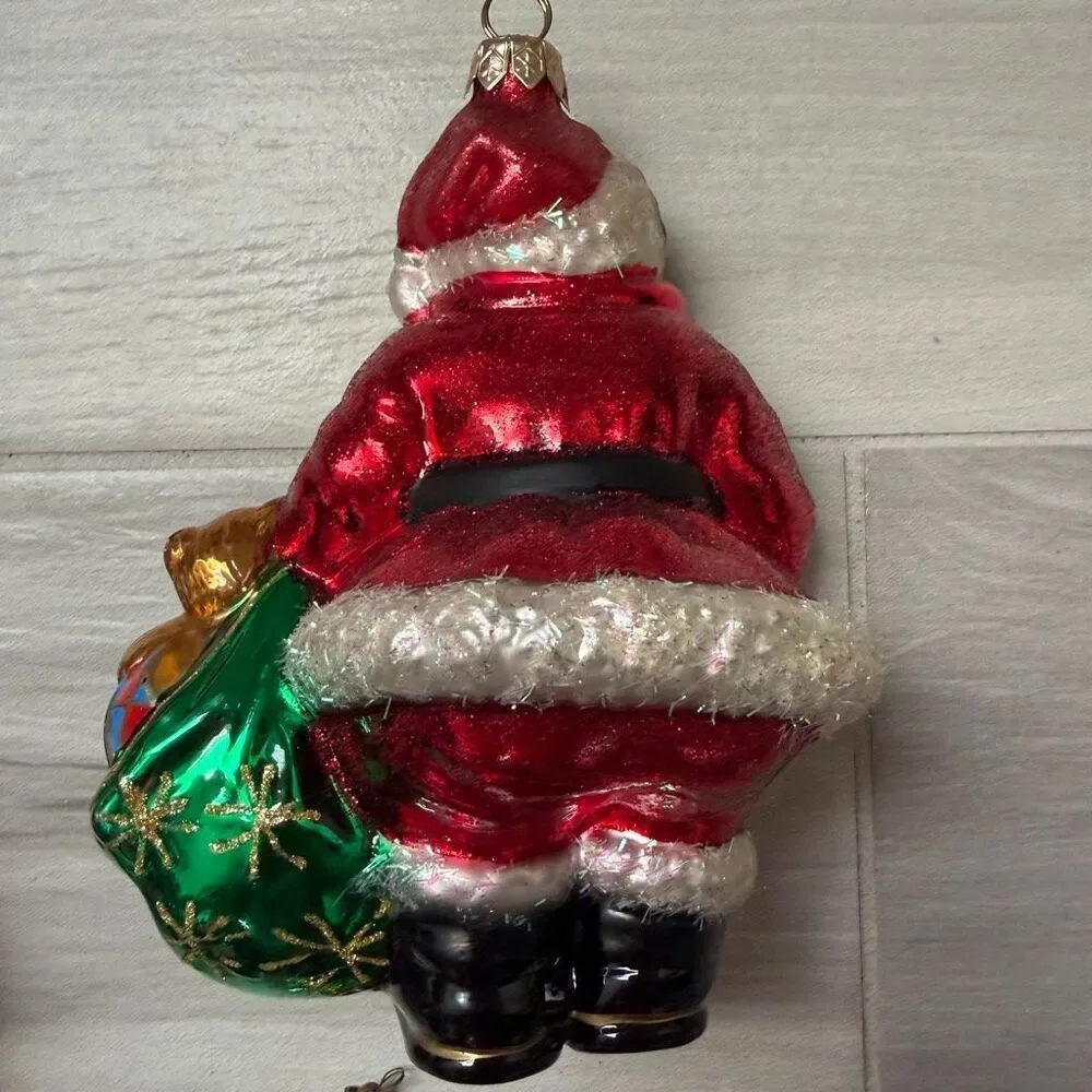 Christopher Radko Santa Christmas Ornament